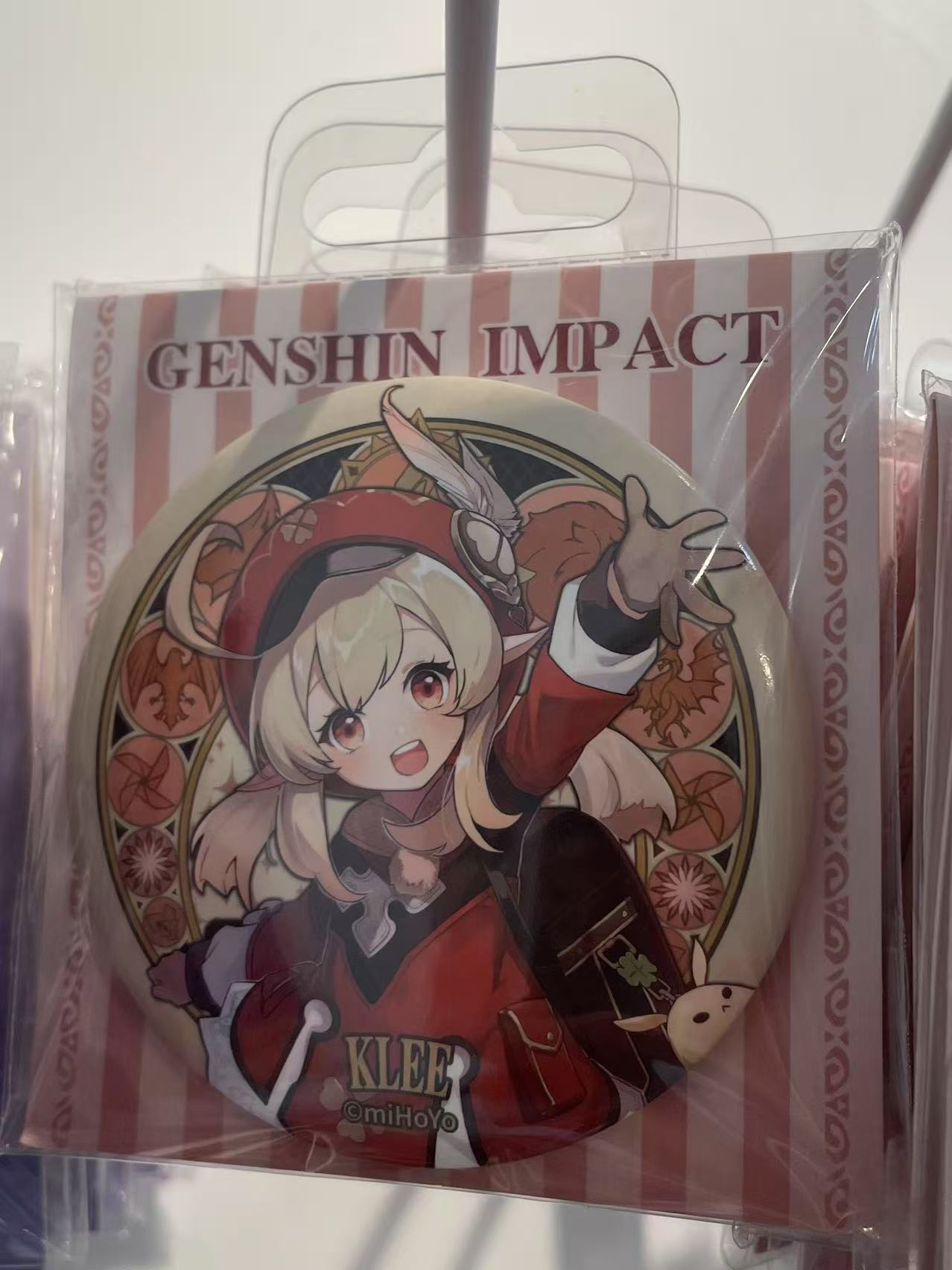 genshin impact character illustration series badge—klee
