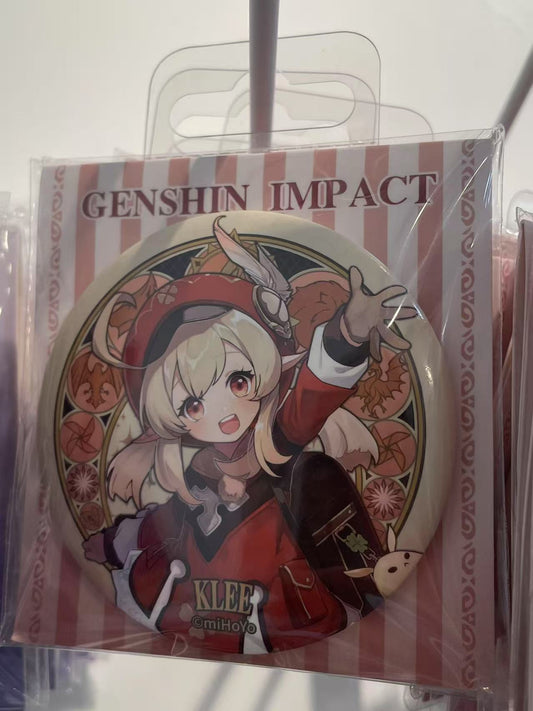 genshin impact character illustration series  badge—klee