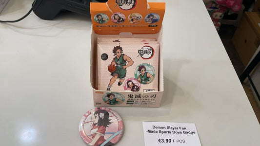 Demon slayer fan-made sports boys badge